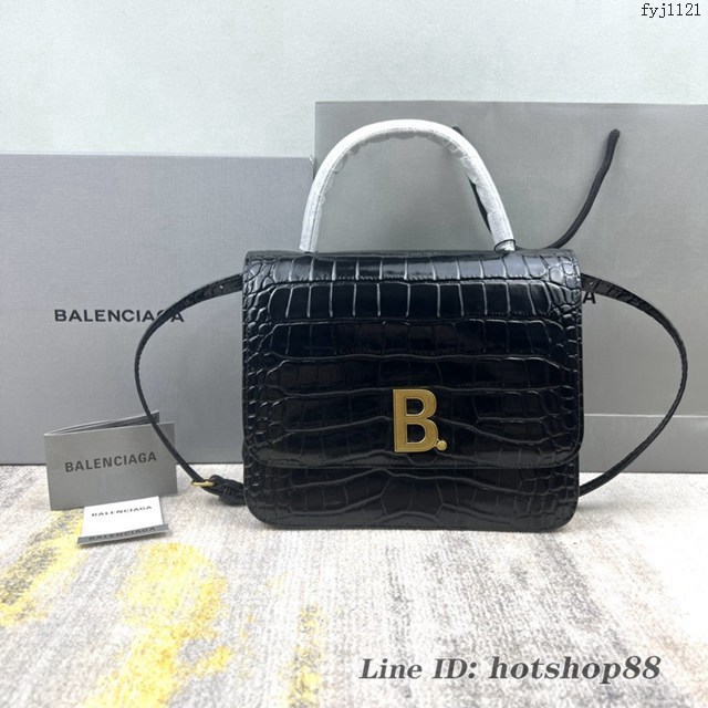 Balenciaga專櫃爆款小牛皮肩背女包 巴黎世家手提豆腐包 款號:644205 fyj1121