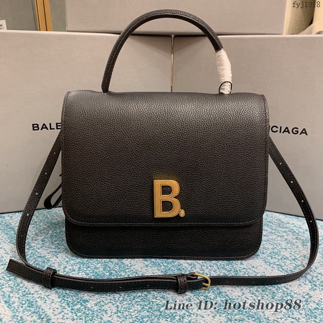 Balenciaga專櫃爆款巴黎世家黑色鑽石紋手提豆腐包 款號:644205 fyj1918