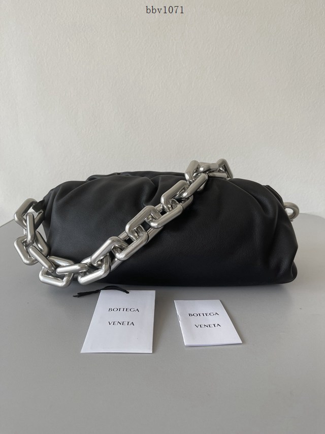 BV專櫃新款The Chain Pouch雲朵包 葆蝶家粗鏈條手提單肩背腋下包 620230 bbv1071