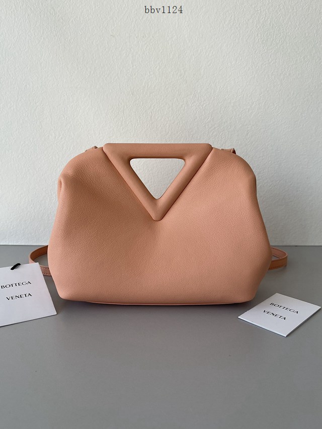 BV專櫃triangle葆蝶家2021最新款三角小號bv手提單肩斜挎女包 658476 bbv1124