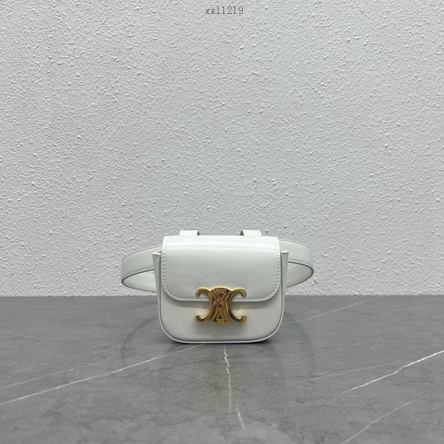 Celine專櫃新款迷你凱旋門腰包 賽琳百搭款男女通用腰包挎包 xxl1219