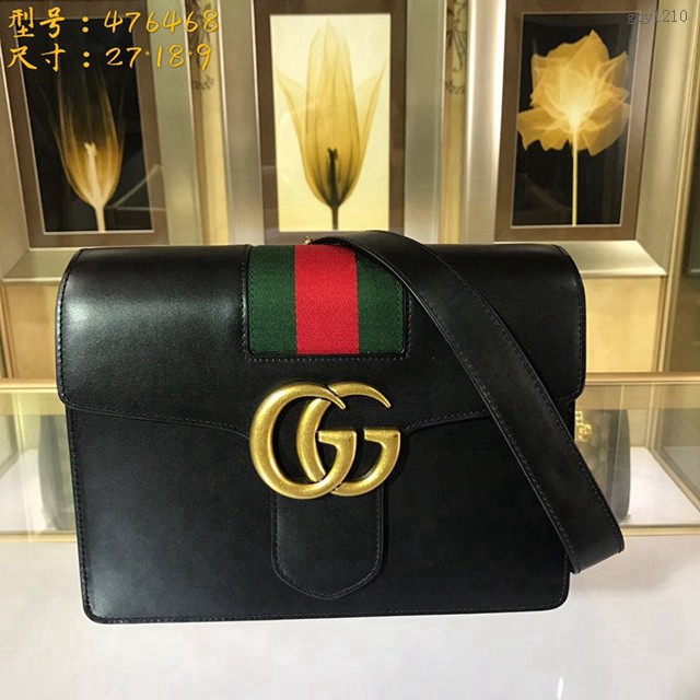 Gucci女包 476468 古馳專櫃新款 ggMarmont單肩包 古奇鏈條肩背包 gqy1210