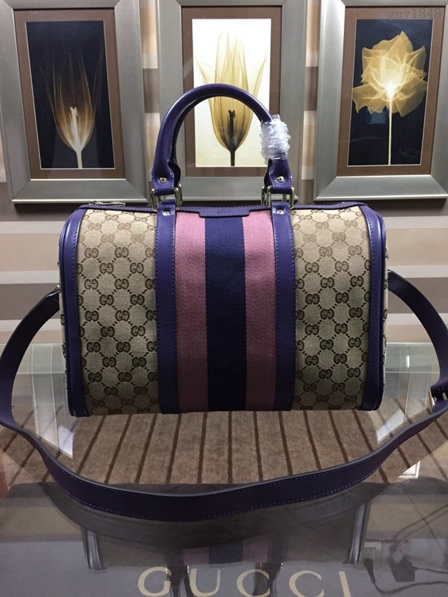 Gucci高仿專櫃女包 247205 古馳專櫃新款枕頭包 Gucci中號波士頓包 gqy1848