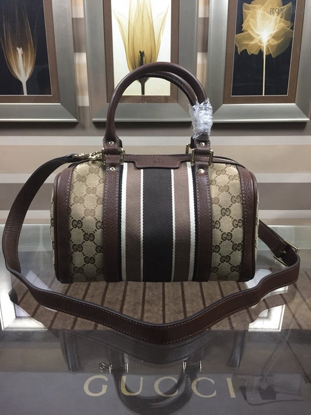 Gucci高仿專櫃女包 269876 古馳GUCCI女款波士頓包 Gucci小號圓筒手提包 gqy1851