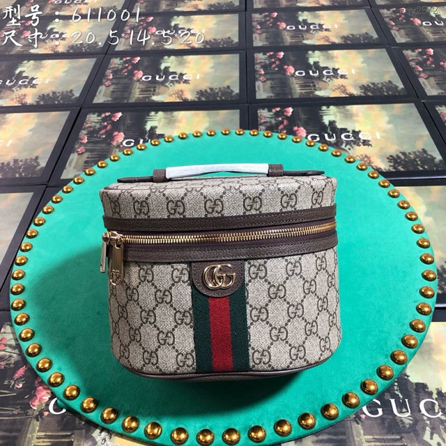 Gucci經典款女包 611001 古馳新款GG Marmont系列小號化妝包 gqy2572