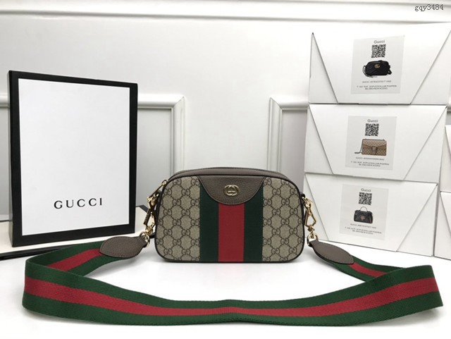 Gucci專櫃款男包 575073 古馳復古帆布肩背相機包 Gucci男士斜挎包 gqy3484