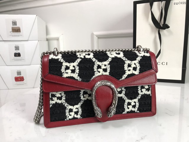 Gucci經典款女包 400249 古馳Gucci酒神包 Dionysus單肩鏈條女包 gqy3499