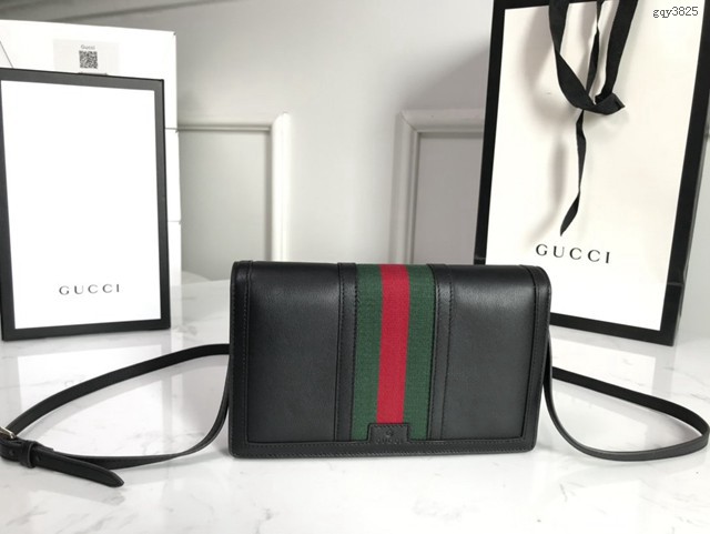 Gucci經典款女包 409439 古馳vintage百搭小挎包 Gucci經典紅綠織帶單肩包 gqy3825