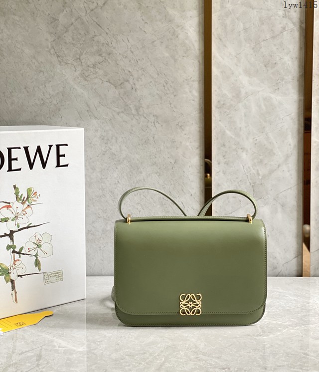 Loewe專櫃全新Goya系列中號肩背包 羅意威爆款絲綢牛皮女士單肩包 型號10339 lyw1415