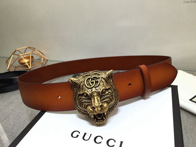 Gucci男士皮帶 古奇高端定制皮料腰帶 jjp1045