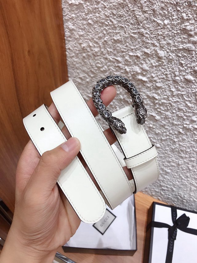 Gucci經典女士皮帶 古奇2020早秋系列 古奇經典雙G標識 jjp1061