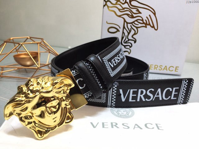 VERSVE男士皮帶 範思哲高端皮帶 美杜莎腰帶扣 jjp1066
