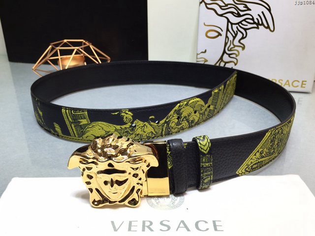 VERSVE男士皮帶 範思哲高端小牛皮腰帶 梅杜薩扣 jjp1084