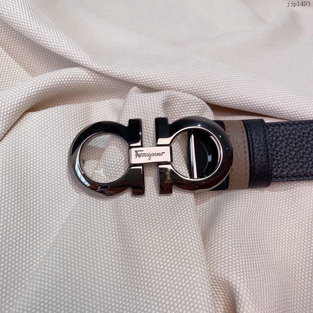 菲拉格慕男士皮帶 Ferragamo雙面用小牛皮腰帶 jjp1493
