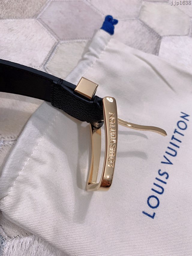 LV專櫃新款男士皮帶 路易威登高端男士腰帶 精緻手工繪邊 jjp1638