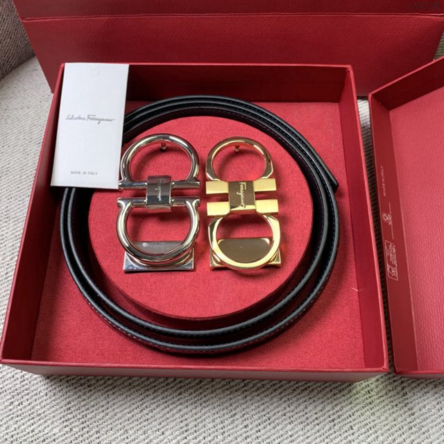 菲拉格慕男女士皮帶 Ferragamo雙扣高端禮盒腰帶 jjp2118
