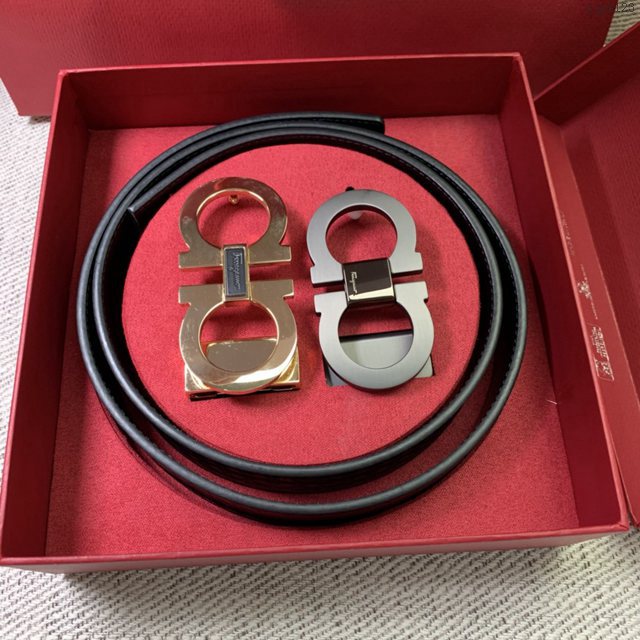 菲拉格慕男女士皮帶 Ferragamo雙扣高端禮盒腰帶 jjp2123