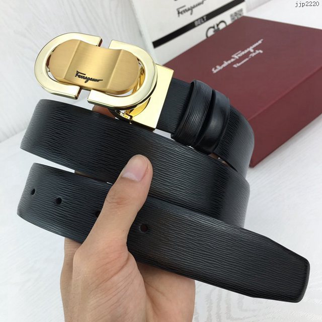 菲拉格慕專櫃款男士皮帶 Ferragamo雙面牛皮爆款腰帶  jjp2220