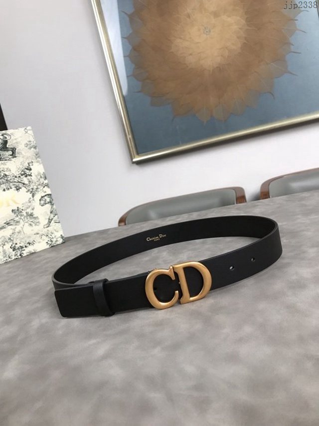 Dior經典女士腰帶 迪奧CD標識小牛皮皮帶 jjp2338