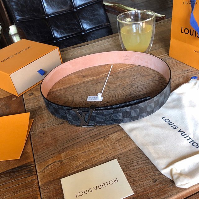 LV新款男士皮帶 路易威登經典棋盤格/老花腰帶 jjp2722