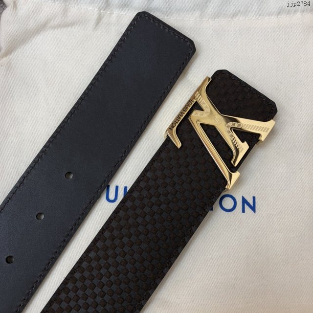LV代工廠新款男士皮帶 路易威登經典小牛皮腰帶 jjp2784