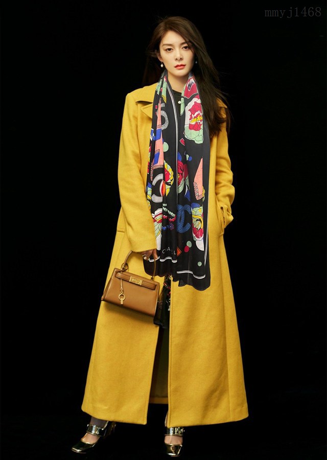 CHANEL專門店新款香奈兒雙c系列羊絨長巾高端女士圍巾披肩 mmyj1468