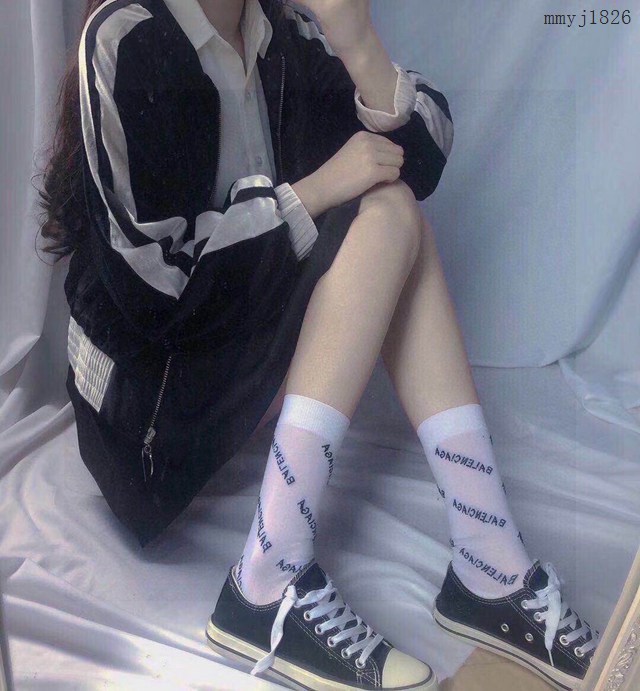 Balenciaga專櫃新款巴黎世家爆款絲襪中筒襪 mmyj1826