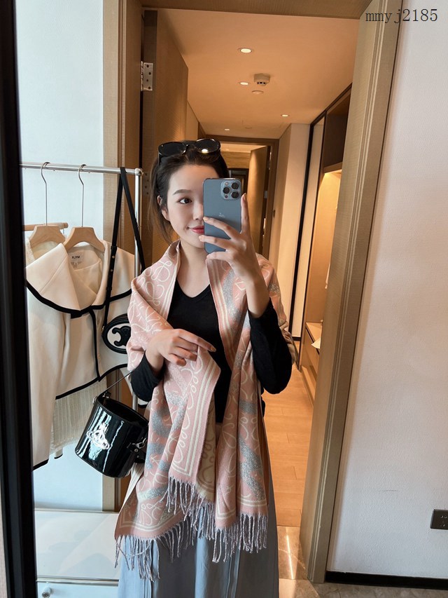 loewe羅意威櫥窗定制款最經典LOGO風格圍巾披肩 mmyj2185
