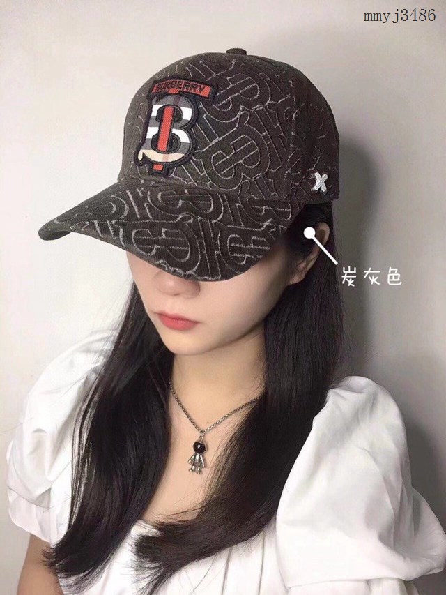 BURBERRY專櫃新款巴寶莉百搭款男女通用全帽刺繡棒球帽鴨舌帽 mmyj3486