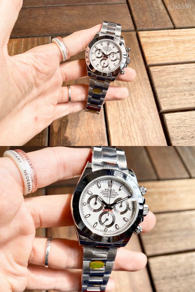 劳力士复刻手表 Rolex“高版本”超薄迪通拿 宇宙计型迪通拿计时男士腕表 gjs2590