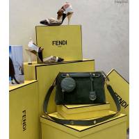 FENDI专柜精品包包 309綠 頂級原單芬迪Bytheway Fendi拼色肩背女包 fdzg2347