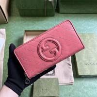 gucci專櫃新款原廠皮拉鏈長錢夾 古馳Gucci Blondie系列全拉鏈錢包 jcp1173