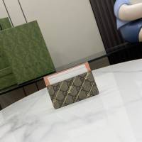 gucci專櫃新款錢包錢夾 古馳馬銜扣印花卡片夾 jcp1749