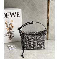 Loewe專櫃2022新款小號Cubi便當包飯盒包 羅意威Cubi Anagram腋下包 lyw1340