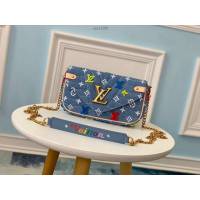 路易威登LV女包 LV牛仔系列 LV女士斜挎小包 M67531 New Wave鏈條包 xxlv1265