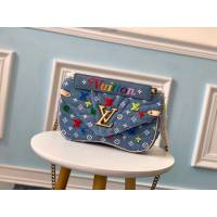 路易威登LV女包 LV牛仔系列女斜挎包 M53692 2019春夏款 New Wave中號手袋 xxlv1266