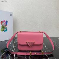 Prada專櫃新款空姐包1BD320 普拉達平紋牛皮單肩斜挎女包 csp1730