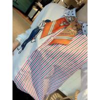 Hermes專櫃新款愛馬仕雙面斜紋真絲束發帶飄帶款可當小圍巾綁頭髮綁手袋 mmyj1644