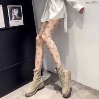 gucci古奇專櫃秀場款經典爆款連褲襪印花絲襪 mmyj1874