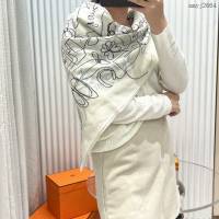 CHANEL專門店新款香奈兒新花卉印花系列線條勾勒羊絨長巾圍巾披肩 mmyj2664