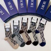 Dior專櫃新款迪奧羊絨中長款堆堆襪襪子 mmyj2891