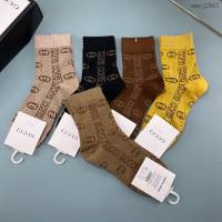 Gucci古奇專櫃爆款提花經典雙G標誌男女款襪子 mmyj2957