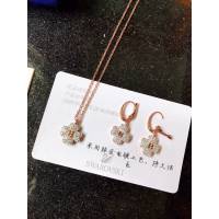 Swarovski專櫃新款施華洛世奇水晶四葉小花耳環 zgb1481