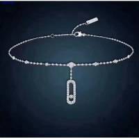 Messika大牌22年新款腳鏈 梅西卡原版腳鏈 zgb3144