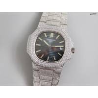 PATEK PHILIPPE手表 瑞士超强夜光 百达翡丽自动机械镶砖男士腕表 gjs1507