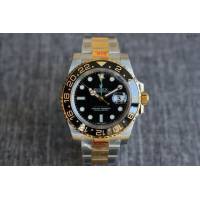 劳力士手表 Rolex格林尼治ll:黑咖双色全玫金款男士腕表 gjs1924