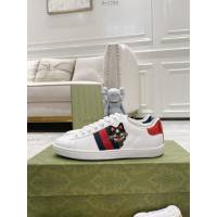 gucci專櫃爆款小白鞋 古馳牛皮休閒男士板鞋 古琦情侶款經典Ace系列小白鞋 dx1293