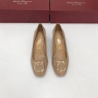 Ferragamo專櫃款女鞋 菲拉格慕平跟款女士皮鞋 dx1344