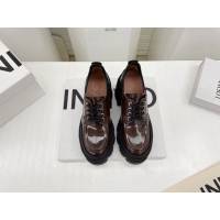 GANNI切爾西2022春夏新款系列松糕厚底系帶樂福單鞋 厚底樂福德比鞋 dx2386