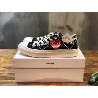 匡威帆1970桃心圖案帆布鞋 高版本匡威CONVERSE匡威x川久保玲愛心聯名款帆布板鞋 dx2879